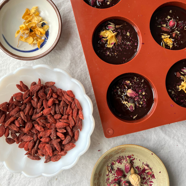 Adaptogenic Rose Petal Chocolate